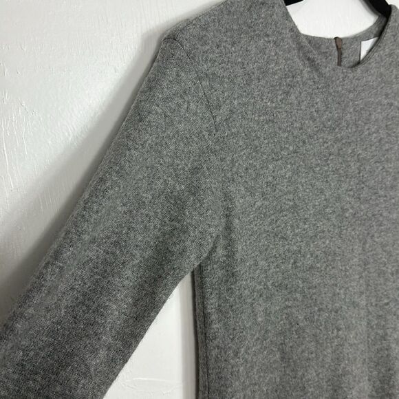 Unlabel Gray Wool Blend Long Sleeve Fit & Flare Dress Size S - Picture 2 of 13